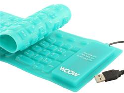 !!! AKCE !!! Woow Silikonová klávesnice zelená - FLEX, USB, CZ layout