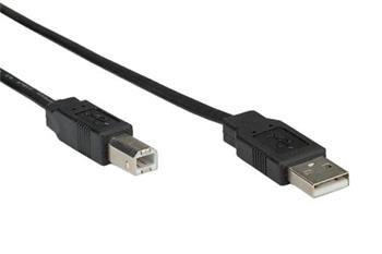 1.8m USB plochý kabel A-B