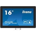 16" iiyama TF1615MC-B1: FHD,10P,IP65,HDMI,DP,VGA