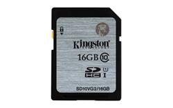 16GB karta SDHC Kingston UHS-I class 10 čtení 45MB/s