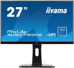 27" LCD iiyama XUB2790HS-B1 - IPS, 5ms, 250cd/m2, FullHD, VGA, DVI, HDMI, repro, pivot, výšk.nastav.
