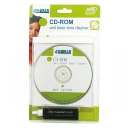 4World Čisticí disk pro jednotky DVD-ROM/ CD-ROM s přípravkem