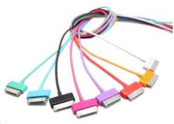 4World Kabel USB 2.0 pro iPad / iPhone 4 / iPod přenos dat/nabíjení 1.0m černý