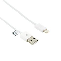 4World Kabel USB pro iPhone 5/iPad 4/iPad mini přenos dat/nabíjení 1.0m bílý