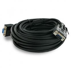 4World Prodlužovací kabel pro VGA/SVGA D-Sub15 M/F, feritový filt, stíněný, 10m