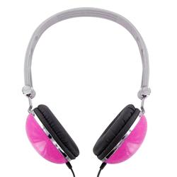 4World Stereofonické sluchátka, s pohodlnými náušníky ''Colors'', ružové