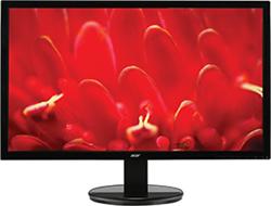 Acer LCD K242HLAbid 24" LED/1920 x 1080/100M:1/2ms/250cd/m2/DVI/HDMI/Black/SLIM Design