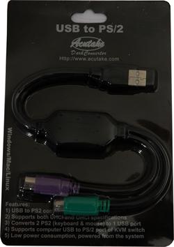 ACUTAKE DarkUSB/PS2 (USB to PS2 Adapter)