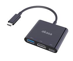 AKASA - adaptér USB typ C na HDMI s USB 3.0