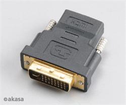 AKASA AK-CBHD03-BKV2 DVI Male to HDMI Femaleadapter with gold plated contacts