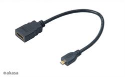 AKASA AK-CBHD09-25BK HDMI to Micro HDMI adapter cable
