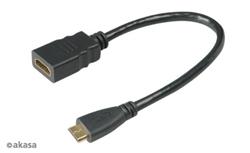 AKASA AK-CBHD10-25BK HDMI to Mini HDMI adapter cable