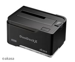 AKASA AK-DK03W3-BK DuoDock X WiFi, USB 3.0/Wifi - černá