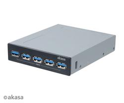 AKASA AK-ICR-19 USB hub USB 3.0 (5x) InterConnect Pro 5S