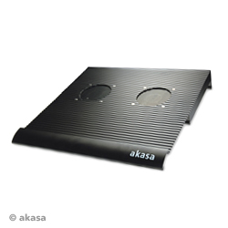 AKASA chladič notebooků AK-NBCH-01B hliníkový, černý, pro 15",4xUSB