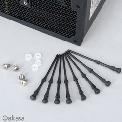 AKASA protihluková sada pro uchycení ventilátorů a PSU / AK-MX002 /