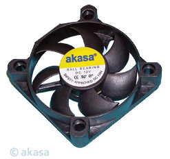 AKASA ventilátor DFS501012M 5cm, černý