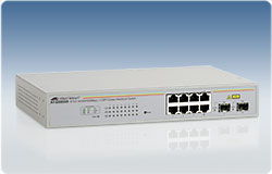 Allied Telesis AT-GS950 8 port Gigabit switch+2x combo ports
