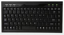 AMEI Keyboard AM-K2001B CZECH Slim Mini Multimedia Keyboard Black (USB version)