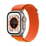 Apple Watch Ultra/49mm/Titan/Sport Band/Orange Alpine