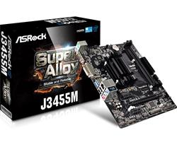 ASRock J3455M, DDR3/DDR3L 1866, SATA3, D-Sub, HDMI, DVI-D