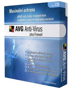AVG Anti-Virus + Firewall 1 (prodloužení 12m)