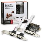 AXAGO - PCEA-PS PCI-Express adapter 1x paralel + 2x sér. + LP