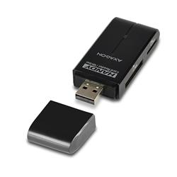 AXAGON CRE-D4B, USB 2.0 externí HANDY čtečka 4-slot SD/MicroSD/MS/M2, černá