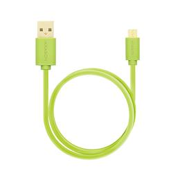 AXAGON HQ Kabel Micro USB, 2A, zelený, 0.2 m