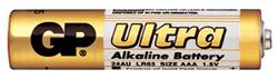 Baterie GP Ultra Alkaline AAA 1,5V (LR03) - 2 pack fólie