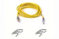 Belkin kabel PATCH UTP CAT5e CROSS 15m šedý/žlutý, bulk