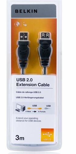 Belkin kabel USB 2.0 prodlužovací řada standard, 3m