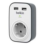 Belkin přepěťová ochrana BSV103 - 1 zásuvka, 2xUSB/2.4A