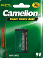 Camelion baterie 9V, Zinc Chloride, blister 1 ks