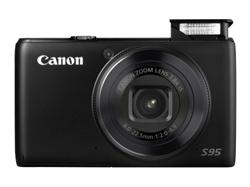Canon PowerShot S95 IS - 10MP, 3,8x zoom, 28-105mm Black