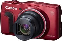 Canon PowerShot SX710HS, Red - 20MP, 30x zoom, 25-750mm, 3,0"
