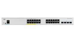 Catalyst C1000-24FP-4X-L, 24x 10/100/1000 Ethernet PoE+ ports and 370W PoE budget, 4x 10G SFP+