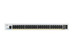 Catalyst C1000-48P-4X-L, 48x 10/100/1000 Ethernet PoE+ ports and 370W PoE budget, 4x 10G SFP+ uplnks