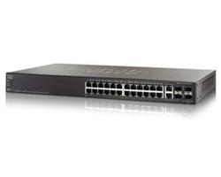 Cisco SG500-28, 28xGig Stack switch + 4xG ports