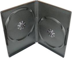 COVER IT Krabička na 2x DVD - černá - slim 9mm