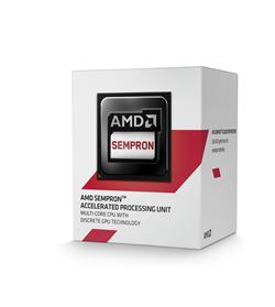 CPU AMD Sempron 3850 (Kabini), 4-core, 1.3GHz, 2MB cache, 25W, socket AM1, VGA Radeon HD8280, BOX