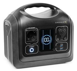 CRONO CROSSIO přenosná bateriová stanice LifePower 600/ kapacita 600 Wh/ USB-A/ USB-C/ 12V/ 230V/ černá