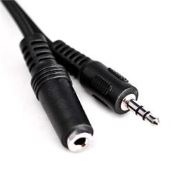 CRONO kabel prodlužovací Jack 3.5mm - stereo, samec/samice, 2m
