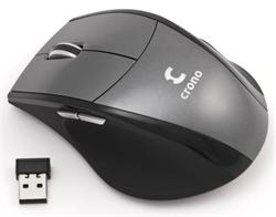 Crono OP-620 2.4G Optická bezdrátová myš, 5 tlačítek, šedá