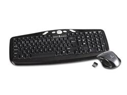 CRONO set CM630/ bezdrátová klávesnice + myš/ USB/ CZ/ černá