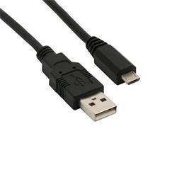 CRONO USB kabel typu A/micro/ 1,8m/ černý