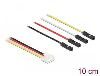 Delock Adaptační kabel IOT Grove ze čtyřpinové zástrčky na čtyři propojky, 10 cm