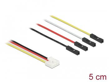 Delock Adaptační kabel IOT Grove ze čtyřpinové zástrčky na čtyři propojky, 5 cm