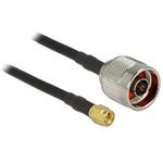 Delock Antenna Cable N plug > SMA plug CFD200 7.5 m low loss