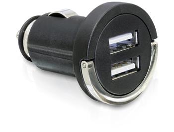 DeLock Car power adapter 12-24 V to 2x USB DC 5V 2100 mA